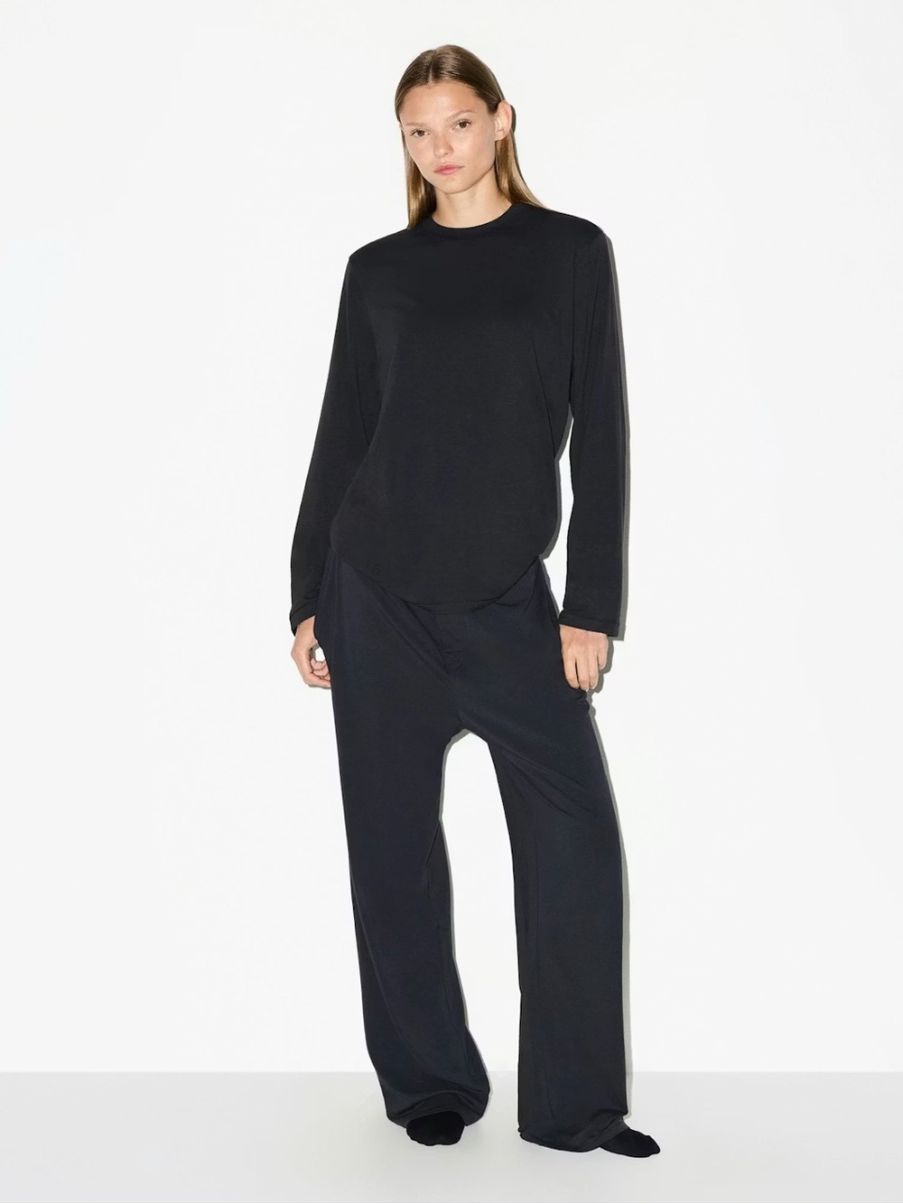 SKIMS Relaxed Tee Long Sleeve Top